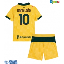 AC Milan Rafael Leao #10 Rezervni Dres za djecu 2025-26 Kratak Rukav (+ Kratke hlače)